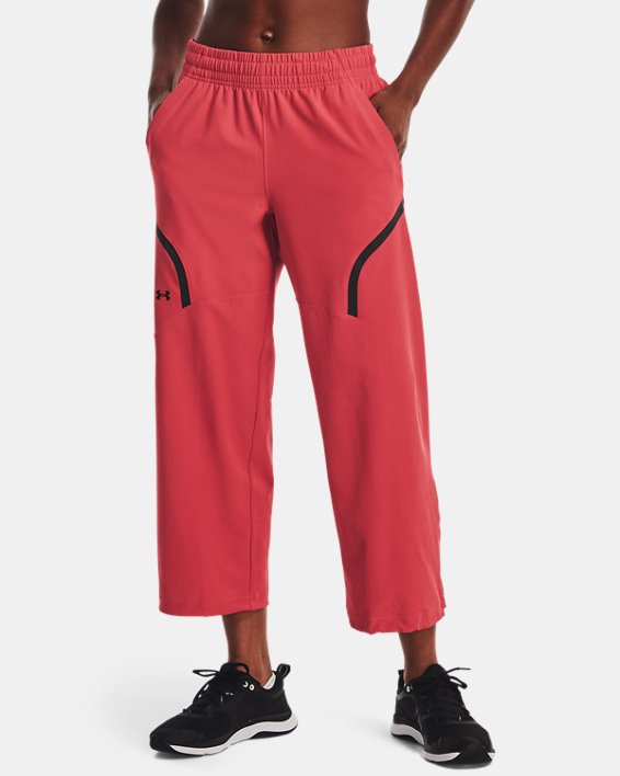 Women's UA Unstoppable Pants, Red, pdpMainDesktop image number 0